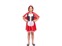 Fato de Menina PARTILANDIA Chapeuzinho Vermelho com Avental (Tam.: 5-6 anos)