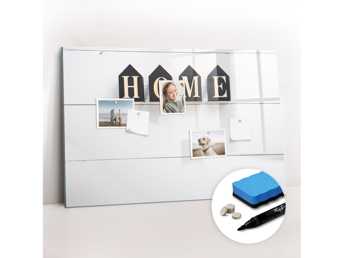 Quadro Magnético Inscrição "casa" Para O Corredor Espelharte (90x60 Cm)