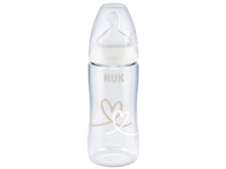 Garrafa de controle de temperatura de primeira escolha 300 ml 0-6 meses Modelo: corações NUK