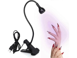 Secador de Unhas Lâmpada Uv 3w Estilo Americano Cura Gel Cabeça Ajustável GOKOCO