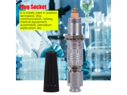 Conector De Plug E Socket Aéreo Circular De 7 Pinos Para Instrumentos Médicos