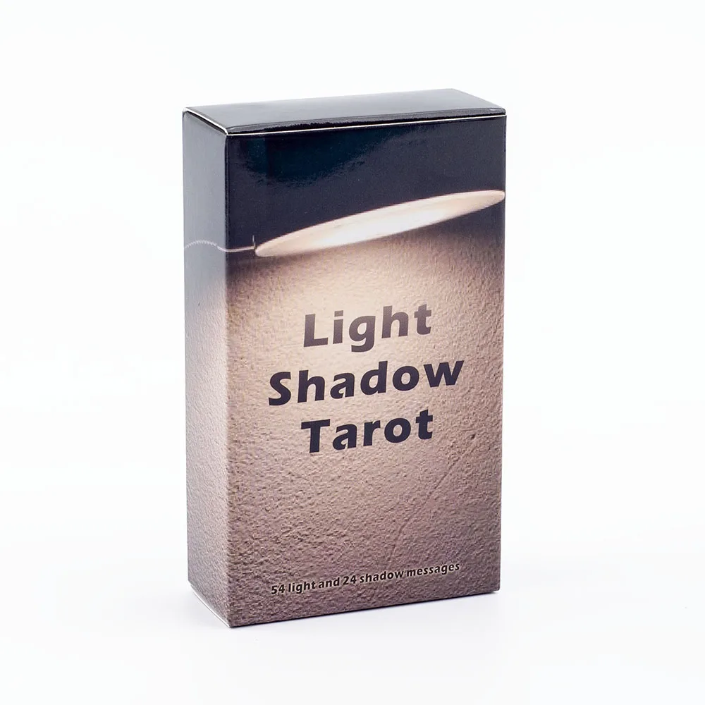 Jogo de Tarot Luz e Sombra, 10,3*6 Cm, Contém 54 Cartas de Luz e 24 Cartas de Sombra. MDUG