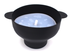 Tigela Hoppa, Popcorn De Silicone, Preta