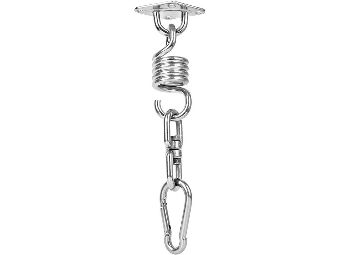 Ganchos de Teto para Pendurar Cadeira de Balanço, Yoga, Aço Inoxidável Sus304, 360°, 4 Parafusos, 2 Pçs S/MARCA