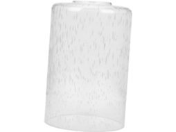 Luminária de Teto Cilíndrica Transparente com Vidro Bolha Certificado para Iluminação Interna. SFUSHOS