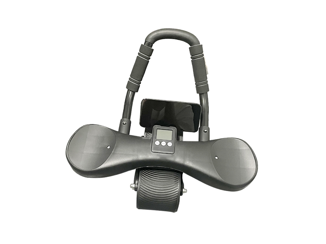 Novo Design 2 Rodas Abs Roller Exercício Curl Abdominal Rebote Automático Auxiliar Ab Roda De Borracha Aquaforge