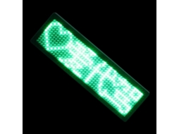 Crachá Eletrônico Inteligente Com Led, Display Programável, Efeito De Rolagem Atraente, Bateria De 400mah E Caixa