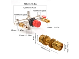 Laxiscreed Válvula De Comando Para Compressor De Ar Com Ajuste De Pressão Até 180 Psi
