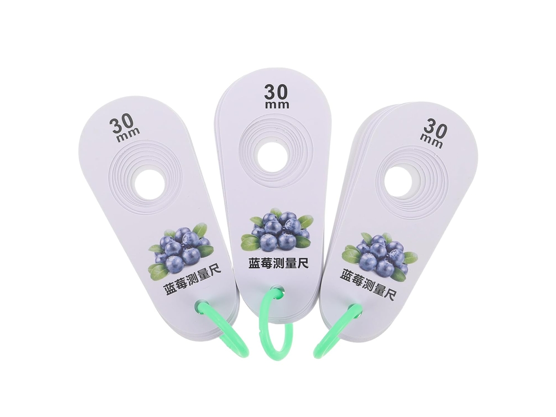 Conjunto De 3 Medidores Diâmetro Para Frutas, Ferramenta Medição Em