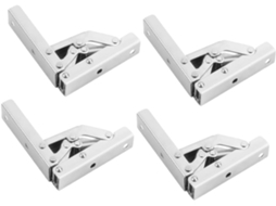 Inoomp Conjunto De 4 Suportes Com Ocultas Para Portas Armários E