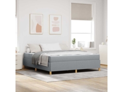 Vidaxl Estrutura Da Cama Cinzento-claro 180 X 200 Cm Tecido