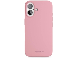 Capa VONMÄHLEN iPhone 16 Silicone com MagSafe (Rosa)