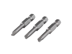 WOLFCRAFT 1268000 1 Conjunto de Pontas de Aparafusadora com 3 Peças Tri-Wing 1, 2, 3
