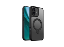 Capa Anelar Etteri Matt Mag Para Iphone 17 Preta