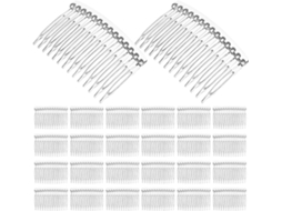 Pentes De Cabelo, Acessórios Elegantes E Compactos Em Plástico Transparente.