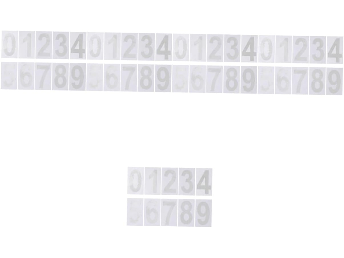 Conjunto De 25 Adesivos Com Números Para Caixas De Correio, Para Endereços Externos.