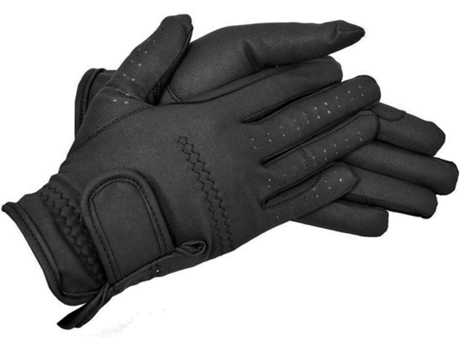 Luvas De Mulher Riders Trend Dressage Pele Preto (xs)
