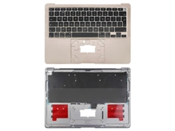 Tampa Lateral C + Teclado Para Macbook Air 13 2020 M1 A2337 (edição Do Reino Unido)