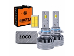 Lâmpada Led Para Farol Automóvel H4 Redsea R4, Prateada, 6000 K, 130 W, 13000 Lm