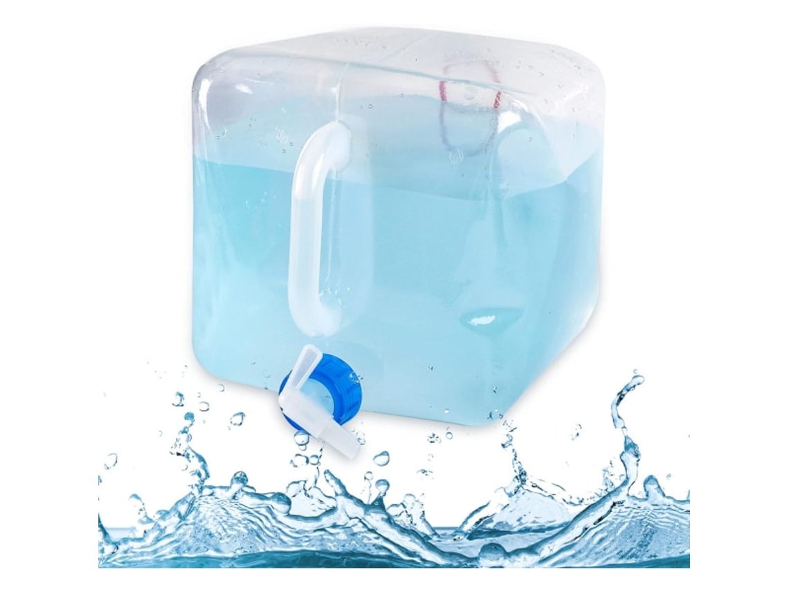 Lurelia Recipiente De Água Dobrável 4 Peças 20l 22 5 × 27 Cm Torneira Sem Bpa Portátil Campismo