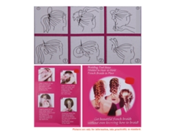 2026-set De 3 Acessórios Mágicos Para Penteado: Pinça, Fita Para Cabelo E Ferramenta De Trançado Para Mulheres