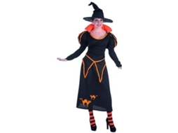 Fato de Mulher TOPDISFARCES Bruxa Carol (Tam: M/L)