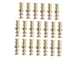 Conjunto de 20 Pinos de Alinhamento Topbathy em Cobre Banhado a Ouro