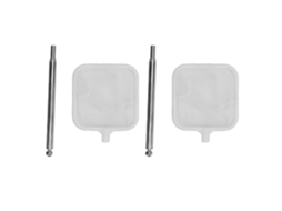 Rede para Camarões de Aquário com Cabo Extensível, Malha Fina, para Peixes Pequenos, Ovos e Detritos, 2pcs | S/MARCA
