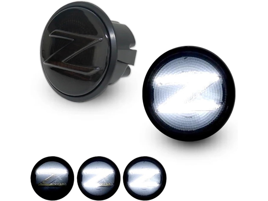 Piscas De Led, 2 Luzes De Estacionamento Brancas Para Nissan 370z Coupe Nismo Z34 2009-2020 Piscas Dinâmicos, Luzes De