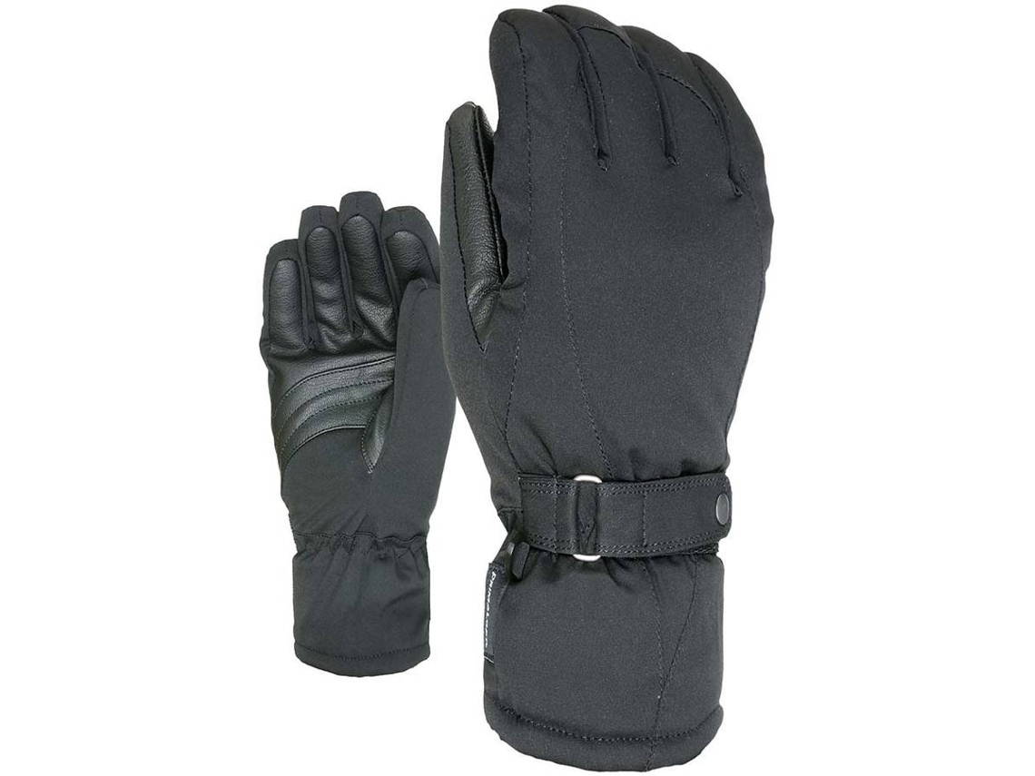 Luvas para Mulher LEVEL Hero Preto para Esqui (S-M)