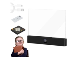 Luminária De Leitura Led Recarregável – 3 Modos Cor E Temporizador, Iluminação Regulável De Página Inteira Para Leitura
