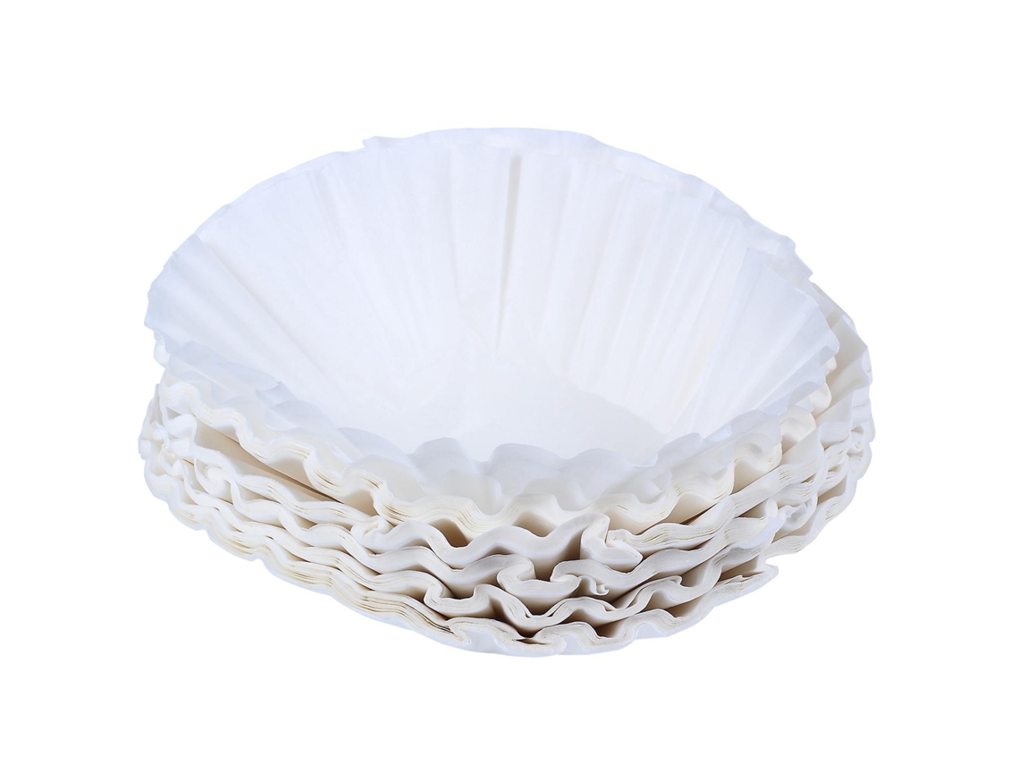 500 Unidades De Folhas 25 Cm Para Filtro Café Comercial Americano, Cesto Acessórios Wellngs