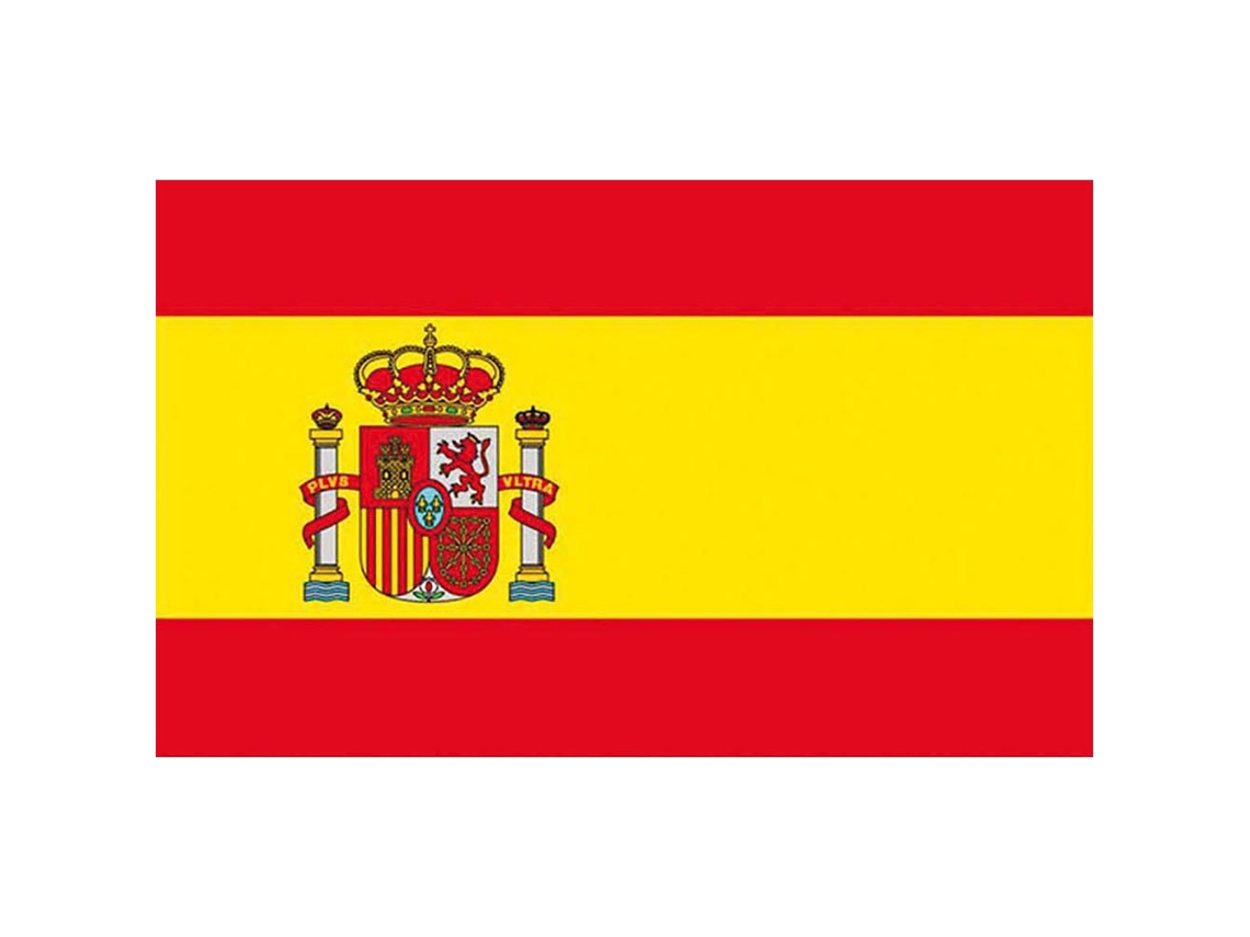 Bandeira Espanha a com Escudo 60-40 Amareloprosea