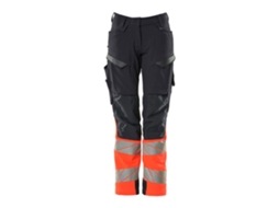 Calças Grandes Com Bolsos Para Joelheiras Accelerate Safe 19178 Preto 54 / 32 MASCOT