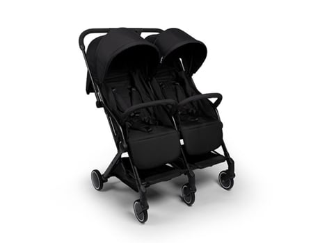Carrinho De Passeio Para Gémeos Adige Black Baninni