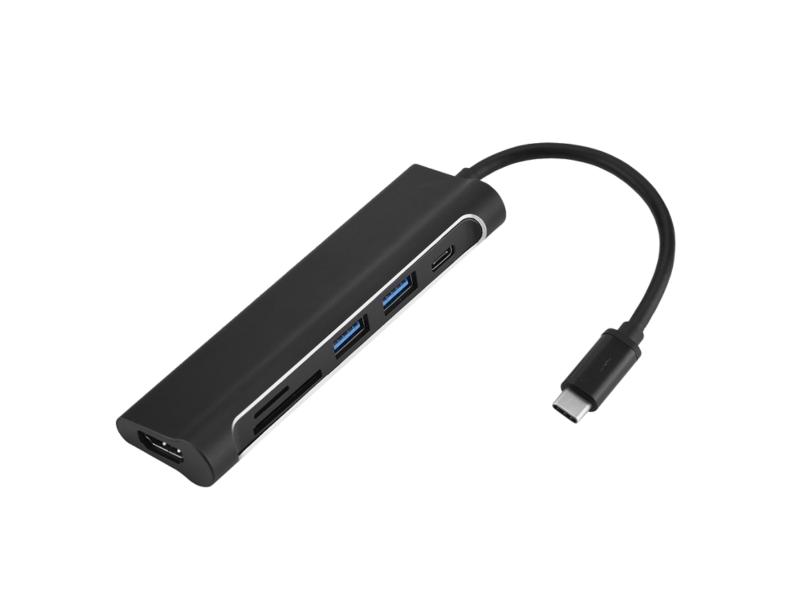 Dock Station LAXISCREED Usb c 6 em 1 Hdmi Preto