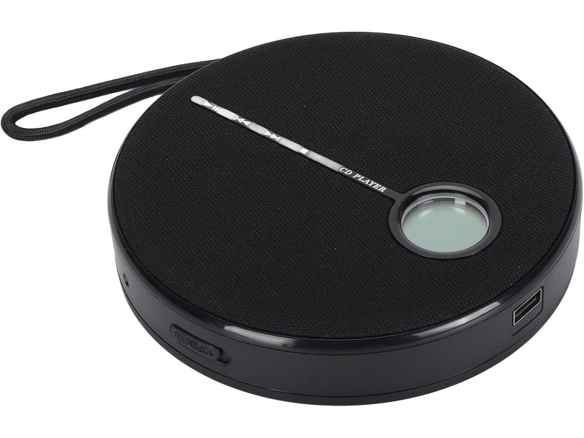 Leitor Cd Portátil, De Pessoal Com Bluetooth 5.0, Alto-falante Hifi Integrado Com Anti-pulos