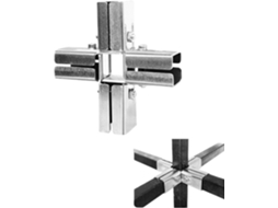 Conector Durável Em Aço Inoxidável Para Tubos Quadrados, Ideal Para Estruturas De Móveis E Tubos Estruturais Quadrados