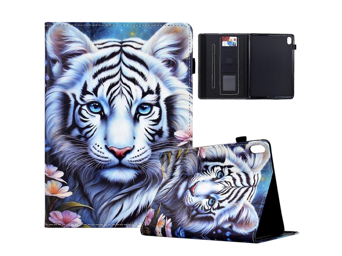 Capa Para Ipad 10.9 Com Estampa De Padrão, Capa Para Tablet À Prova De Choque, Capa De Couro Com Suporte Para Cartão Slowmoose (2022)