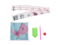 Pintura de Diamantes Pássaro Bonito Manual Infantil Diy Presente Decoração