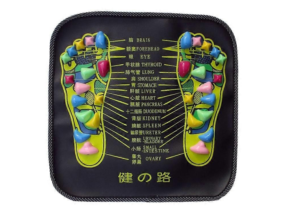 Almofada De Massagem Para Os Pés Com Pedras Quadradas Para Reflexologia Podal Pp