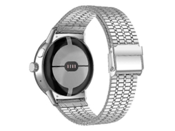 Pulseira De Reposição Para Smartwatch Google Pixel Watch Luster Steel Com Fivela Olysi Shop