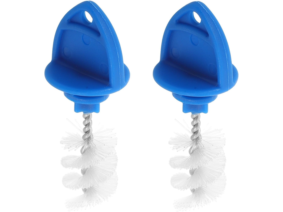 Conjunto De 2 Escovas Compactas E Reutilizáveis Para Limpeza Torneiras Chope, Com Cerdas Densas, Ideais Para Dispensers