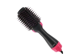 Escova Secadora De Cabelo Com Íons Negativos 3 Em 1: Secadora De Cabelo Em Uma Etapa Com 3 Velocidades Para Alisar E Enrolar.