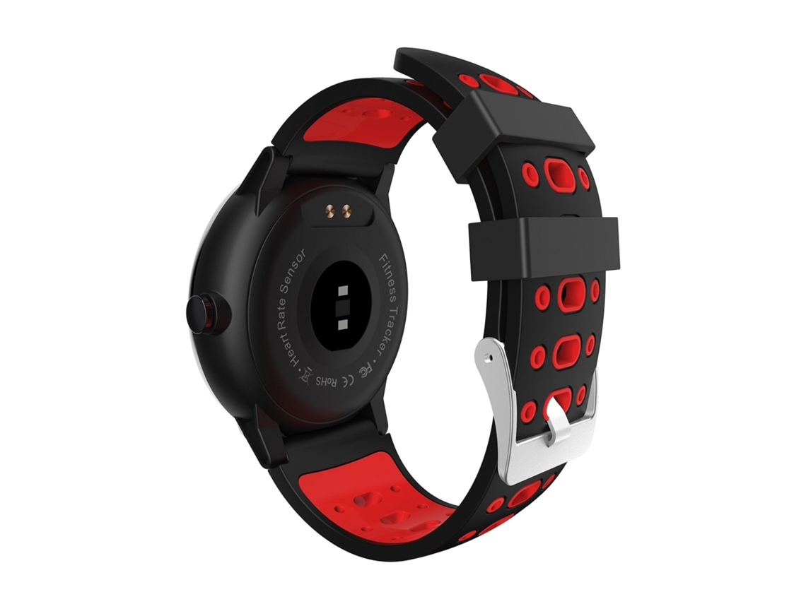 Relógio inteligente com tela sensível ao toque de 1,3 polegadas, monitor de frequência cardíaca e rastreador de condicionamento físico Ly Ebike