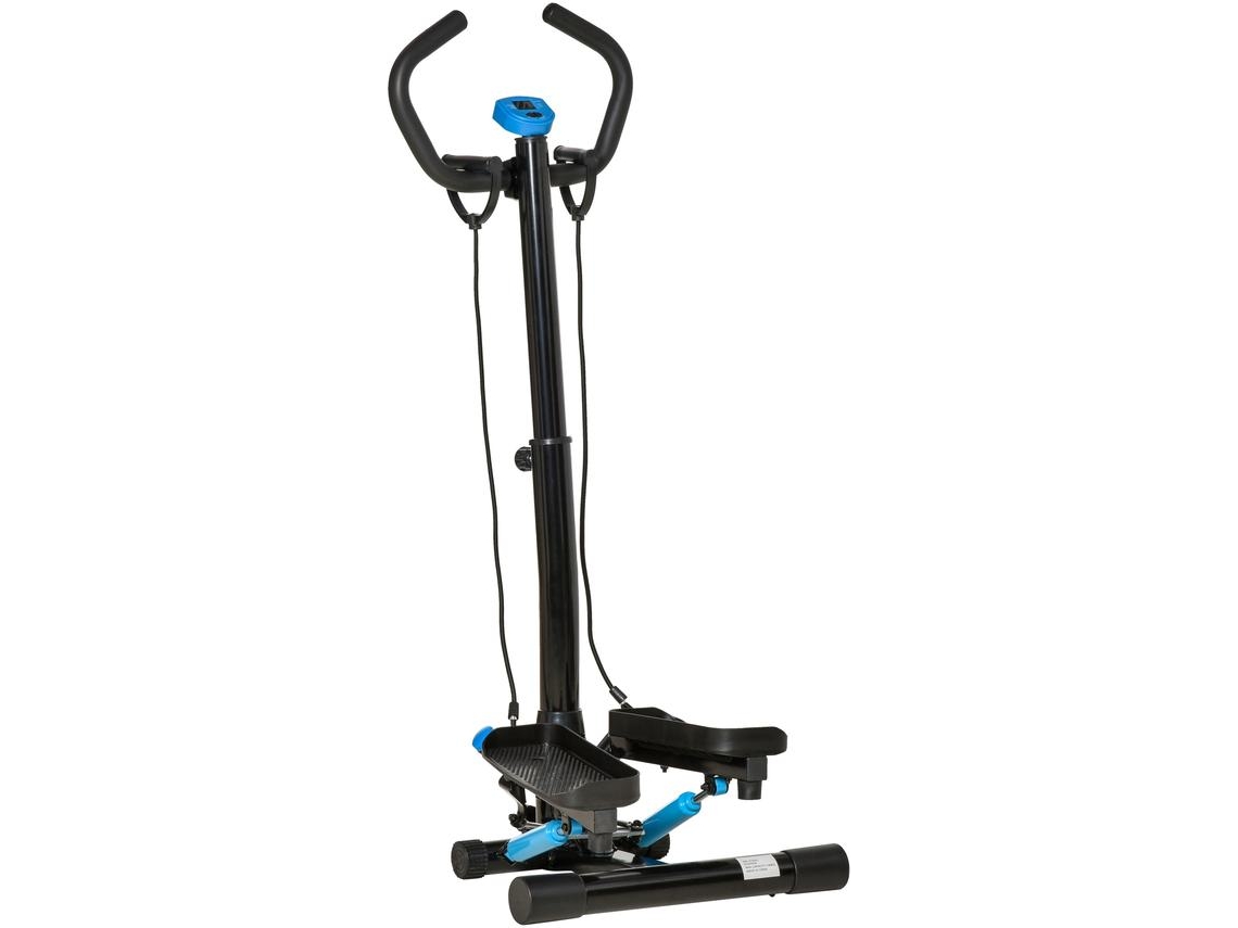 Máquina de Step Aço e ABS cor Negro 55x53x128 cm HOMCOM | Worten.pt