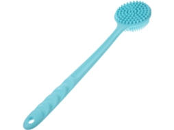 Escova De Banho Silicone Veemoon Para Corpo E Chuveiro, Dorso Verde Com Cabo Longo, Design Ergonômico Para Facilitar A
