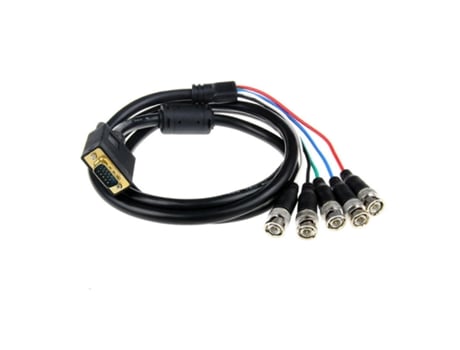 Cabo Vga Para Bnc Vga Para Rgbhv Cabo De Conexão Coaxial Macho Para Macho De Alta Resolução Para Projetores E Hdtvs