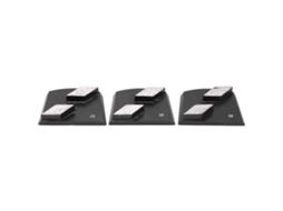 3 Discos De Esmerilado Diamante Trapezoidales Negros 30 2 Dientes Para Pulido Y Lijado De Concreto Y Vidrio