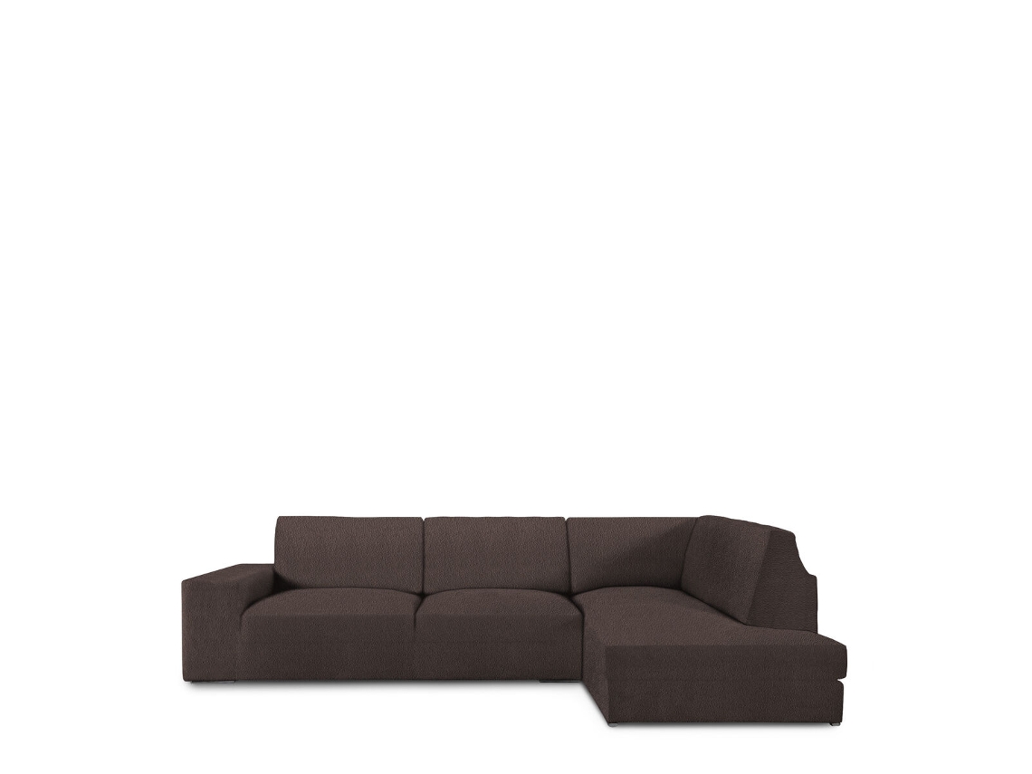 Capa para chaise longue de braço comprido direito EYSA ROC Castanho 110 x 120 x 500 cm